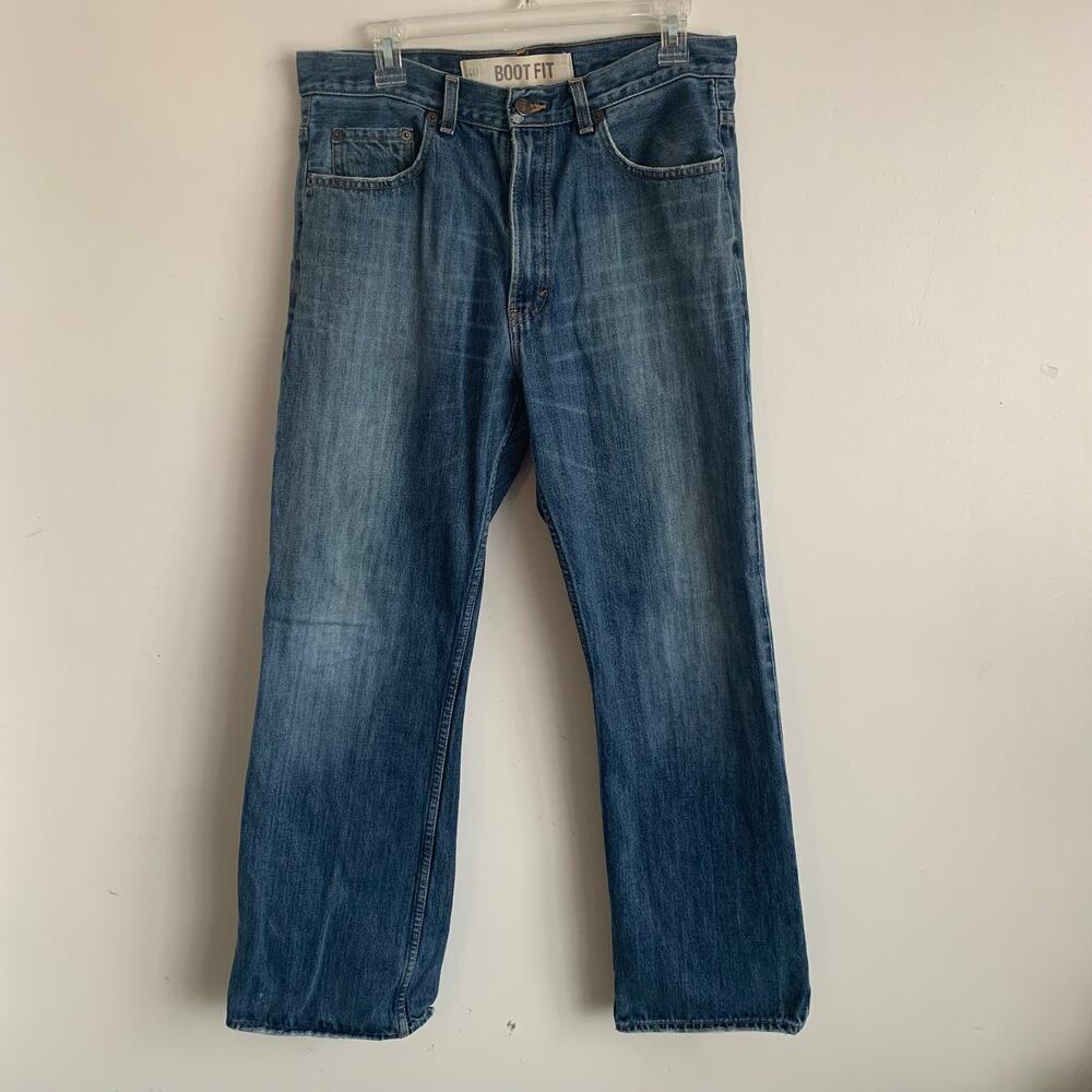 GAP 1969 Men’s Boot Fit Jeans 33x30 – Dark Wash Classic Denim USA Made